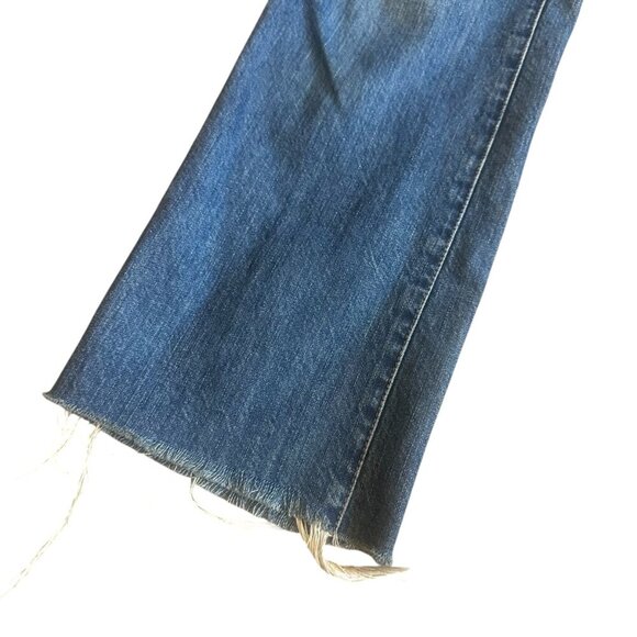 Madewell Rigid Demi-Boot Crop Jeans Medium Wash Denim 100% Cotton Size 26 Womens - Picture 3 of 12